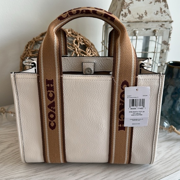 NWT | Coach Smith Tote Bag 24 in Chalk Multi - Picture 12 of 16